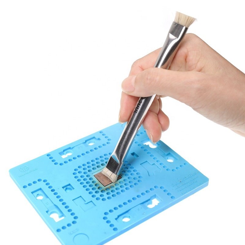 High Temperature Resistance Cleaning Brush Mobile Phone PCB BGA Repair Anti-static Double Head Brush