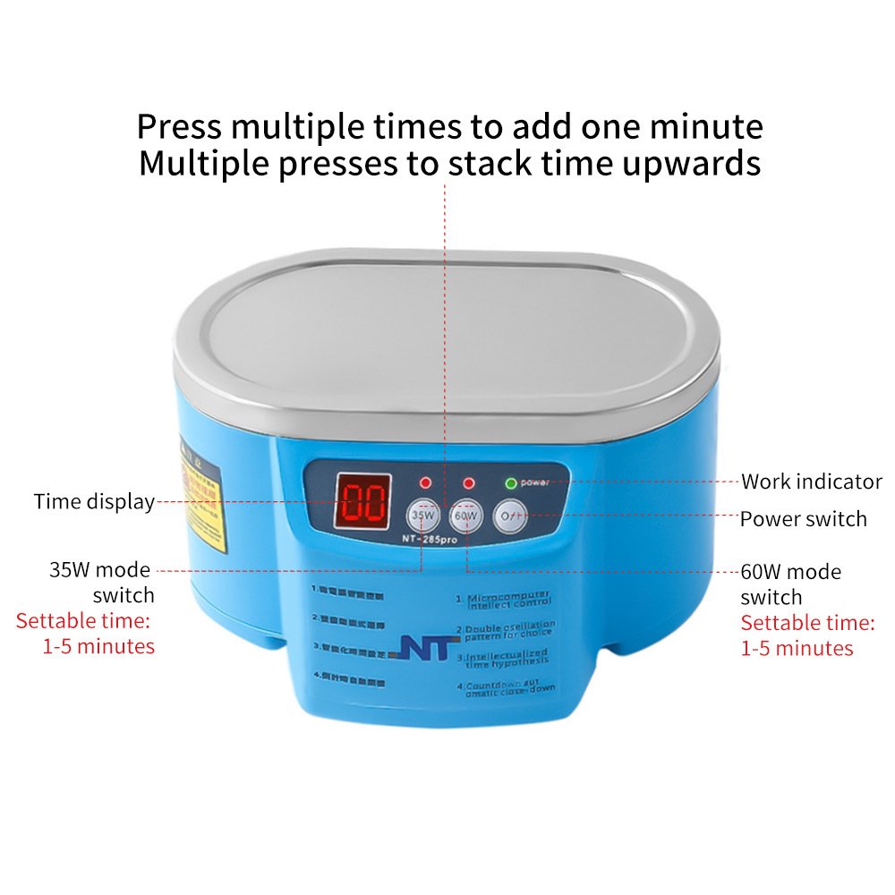 Ultrasonic Cleaning Machine for Cleaning Dentures Glasses Jewelry Mobile Phone Motherboards Circuit Boards