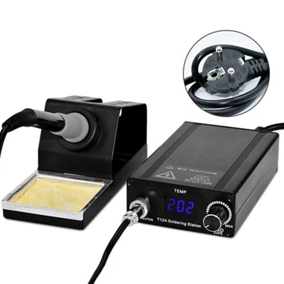 T12 Fast Heating Thermostatic soldering Iron 75W thermostat soldering station For Motherboard BGA PCB Repair