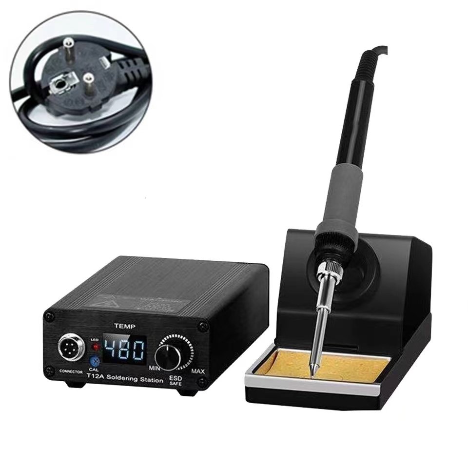 T12 Fast Heating Thermostatic soldering Iron 75W thermostat soldering station For Motherboard BGA PCB Repair