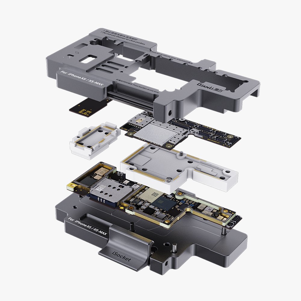 factory price iSocket from QianLi for iPhone XS/ XS MAX motherboard test and repair