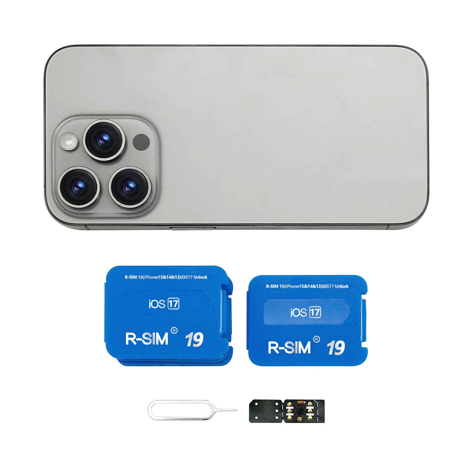 Mobile heiucard MKSD Rsim 19 sim card mobile R-SIM 19 IOS17 for iPhone 15 Pro max/15PRO/15/14/13 and almost every other iOS17