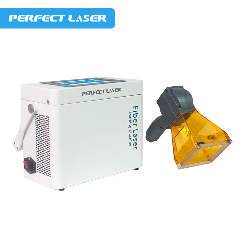 20w 30 Watts Portable Handheld Small Mini Metal iron aluminum steel Fiber Laser Marking Engraving marker engraver Machines Price