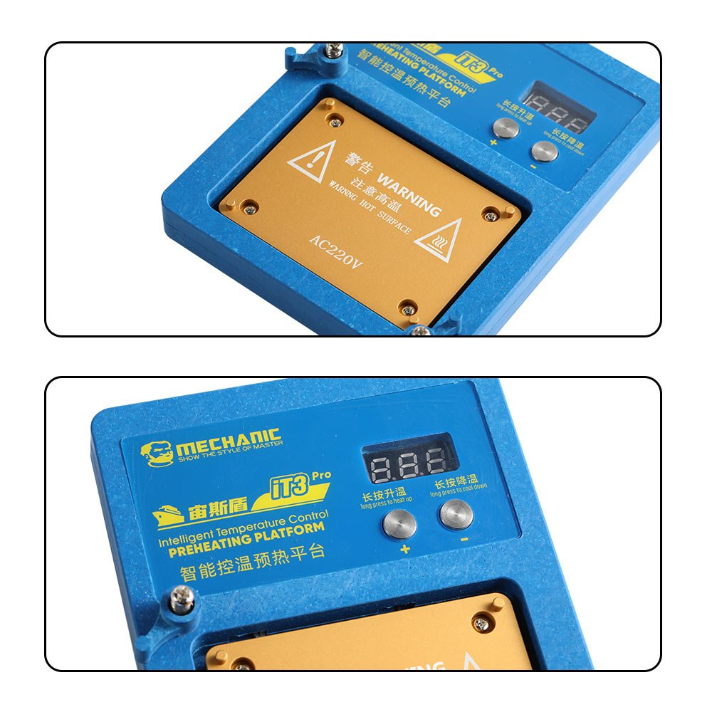 Intelligent Temperature Control Preheating Platform with BGA Reballing Stencils Plate Dot Matrix Detection Boards for iPhone
