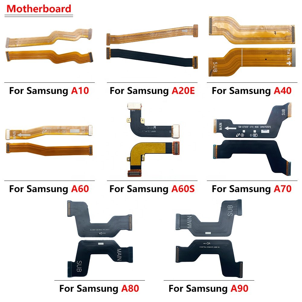 Motherboard Cable Replacement Parts For Samsung A10 A20 A30 A40 A50 A60 A70 A80 A90 M21S M30S M307 LCD Main Board Connector Flex