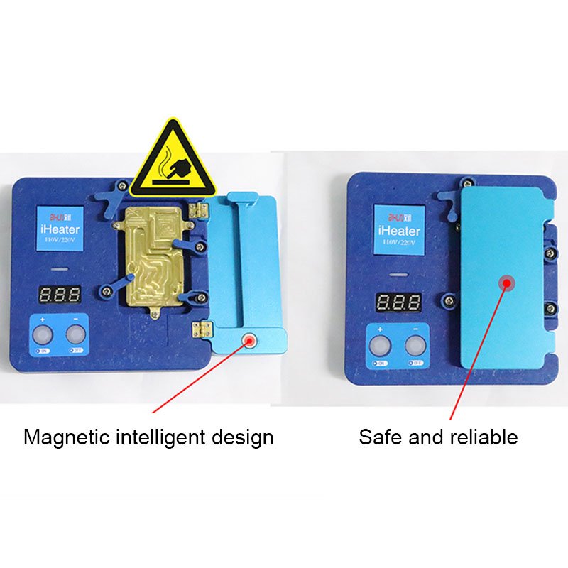 JC Aixun iHeater Intelligent Desoldering Station Digital Thermostat Heating Plate Fixture for Phone 11 X XS Pro MAX Motherboard