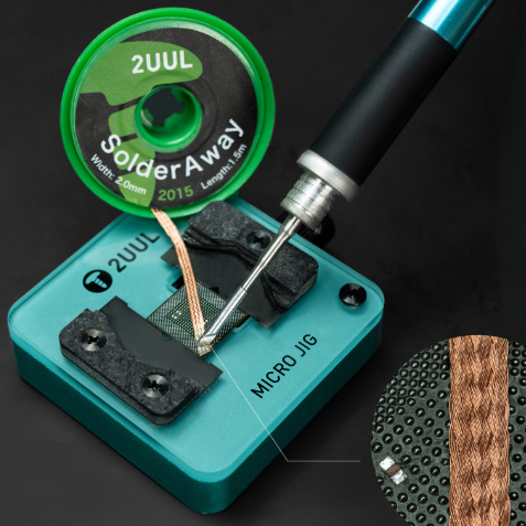 2UUL Solder Away Desoldering Wick 10Pcs/Pack DW11 For PCB Repair Phone Motherboard Welding Clean Desoldering Braid