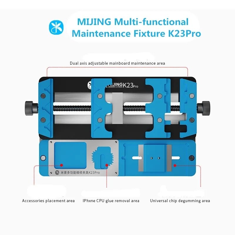 MIJING K23 Pro Universal Mainboard Jig Board Holder For Phone Repair Tools High Temperature Resistance IC Chip BGA Chip Fixture