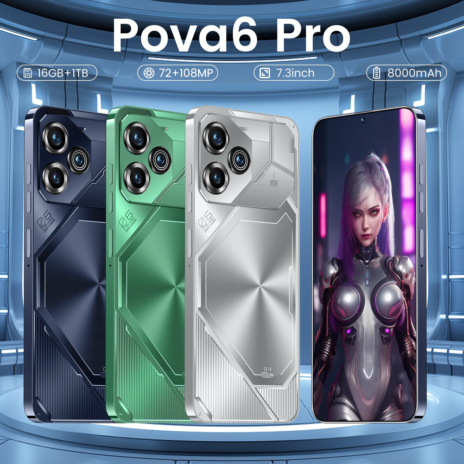 Pova6plus 8+256gb case motherboard unlocked phones mobile contract deals rog phone 8 pro