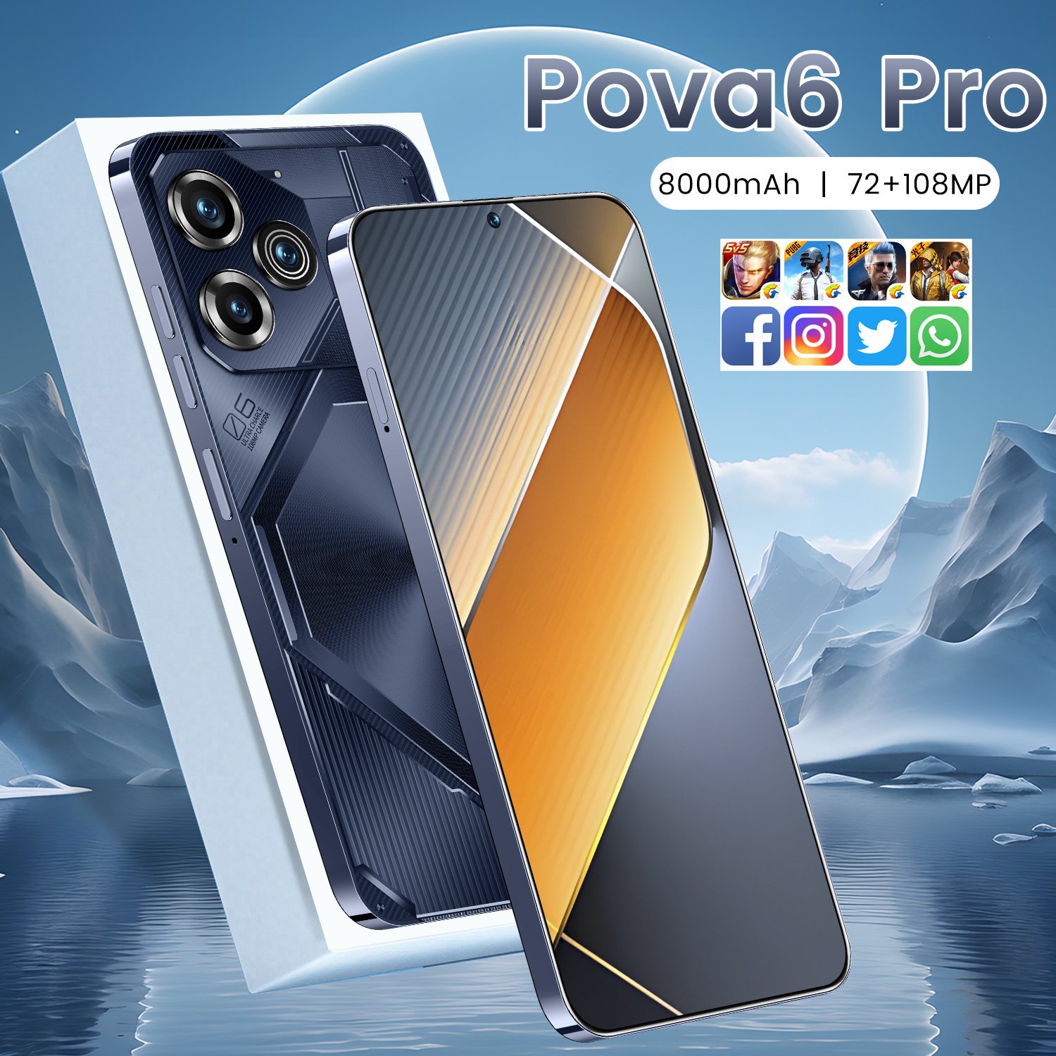 Pova6plus 8+256gb case motherboard unlocked phones mobile contract deals rog phone 8 pro