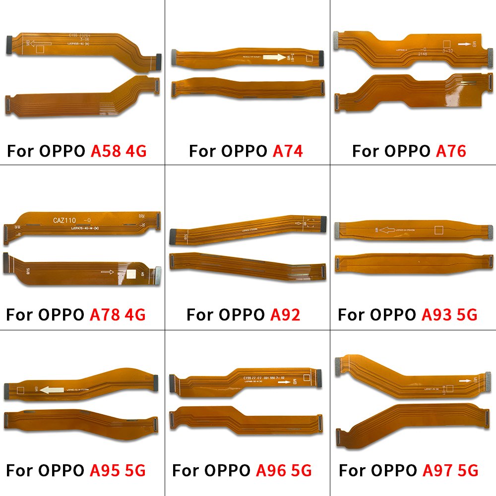 Mobile Phone Motherboard Main Flex For Oppo A15 A15S A16 A54 A17 A32 A53 A52 A55 5G A57 A58 A74 A76 A78 A92 A93 A95 A96 A97 5G