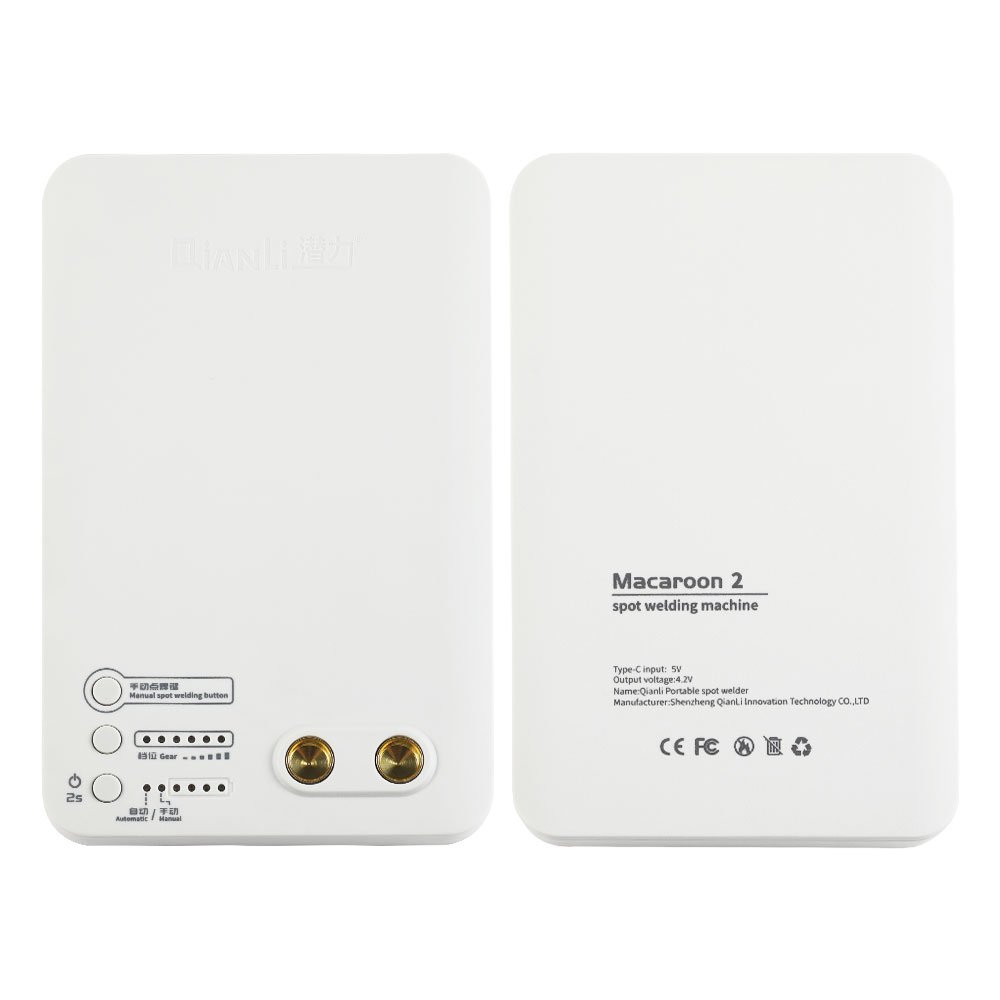 QIANLI Macaron Portable Battery Spot Welding Machine with battery holder kit for iPhone 11 to 14 Repair tools