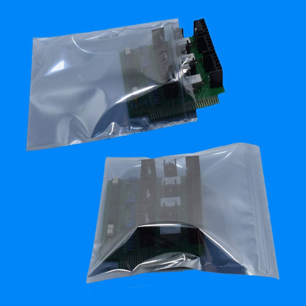 Anti Static Large Size ESD Bag Resealable Motherboard HDD Electronic Device Plastic Bags for Graphics Card