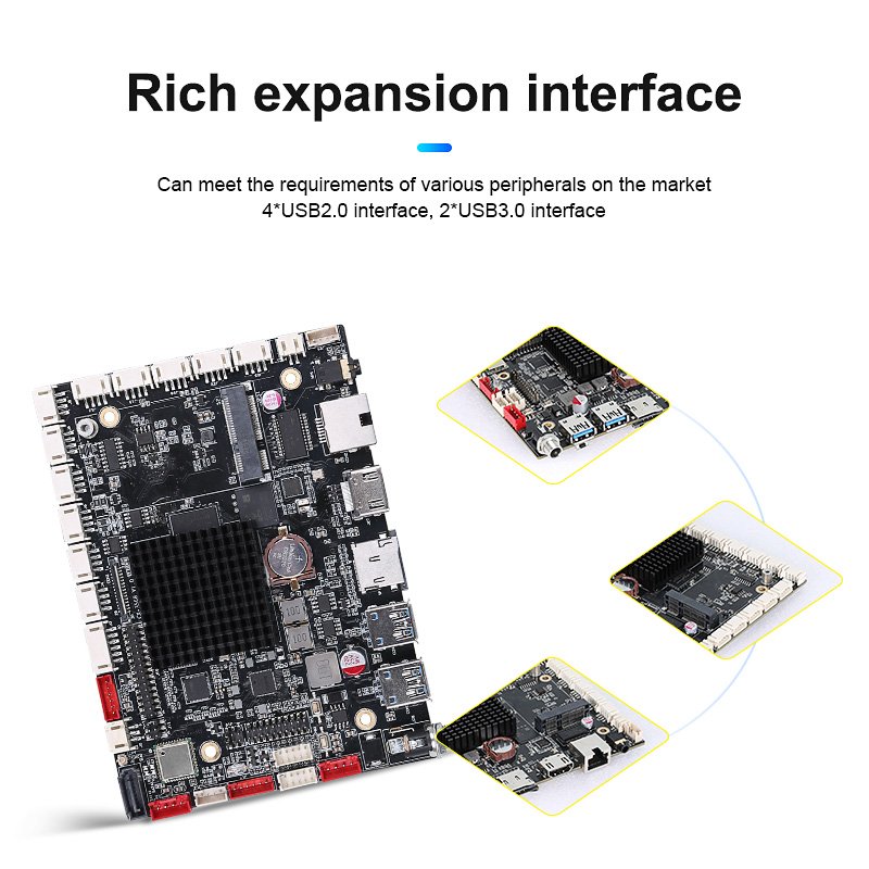 4K Video Output RK3568 Android 12 linux AIoT Embedded Mainboard OEM Wifi BT EDP MIPI 2.0 GHz ARM board For Kiosk Digital Signage