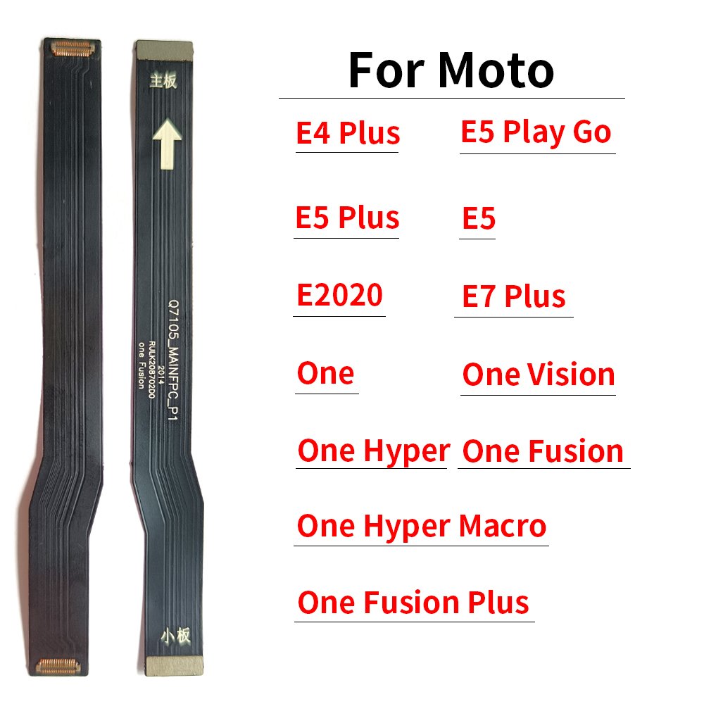 Main Board Motherboard Connector Flex Cable For Moto G62 E7 Plus E5 E4 Plus G52 One Vision Hyper Macro Fusion Plus