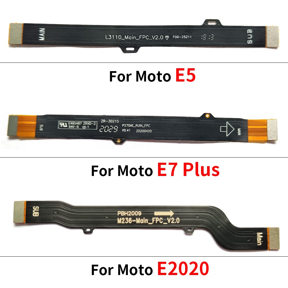Main Board Motherboard Connector Flex Cable For Moto G62 E7 Plus E5 E4 Plus G52 One Vision Hyper Macro Fusion Plus