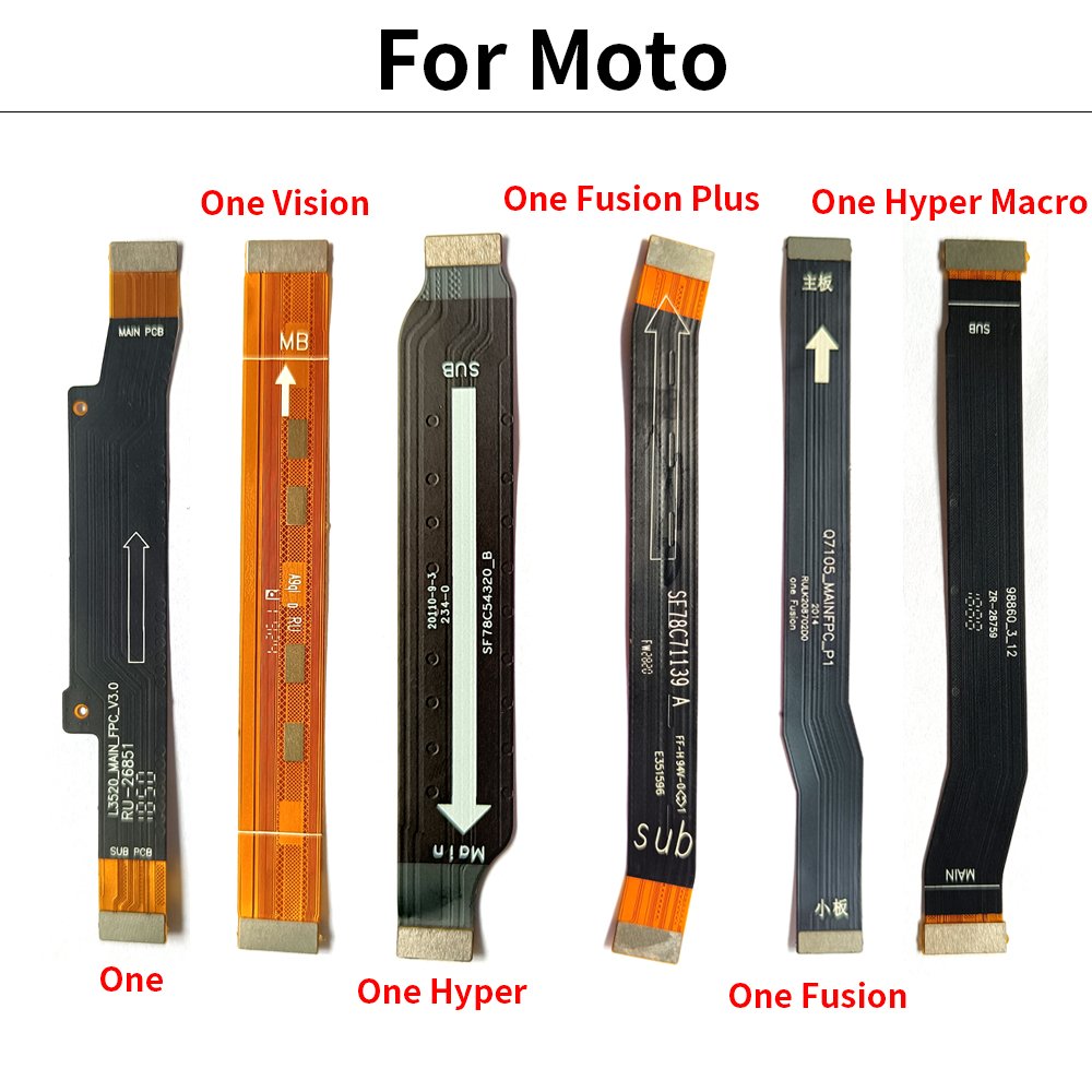 Main Board Motherboard Connector Flex Cable For Moto G62 E7 Plus E5 E4 Plus G52 One Vision Hyper Macro Fusion Plus