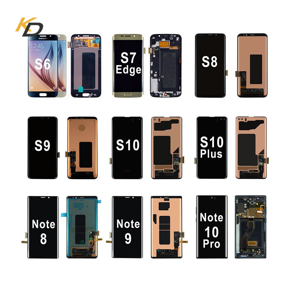 Cell Phone Lcds For Samsung Galaxy S7 S8 S9 edge Plus S10 S20 Plus S20U S21 S22 S23 Ultra Note Phone Screen