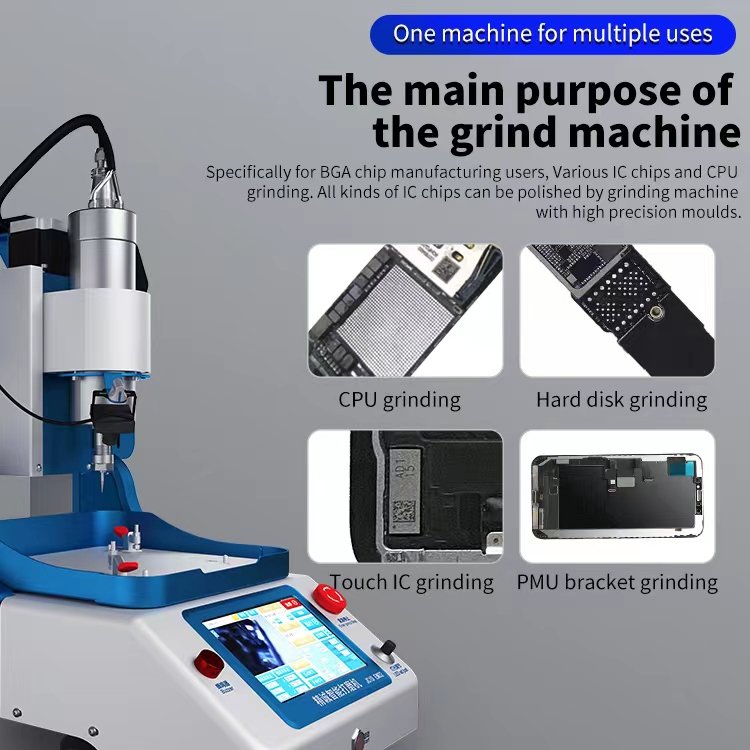 JCID 2nd Gen EM02 CNC Motherboard Chip Grinder Machine Fully Automatic with WIFI & Supporting Foot for Mobile Phones
