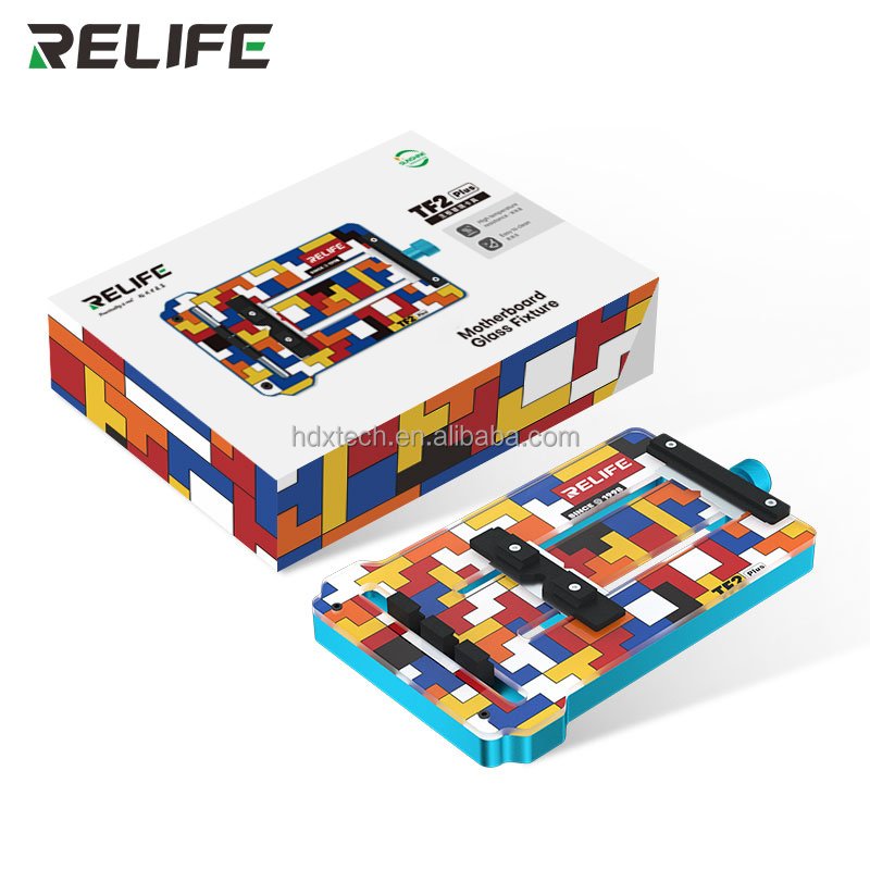 Relife TF2 Plus Heat Insulating Glass Motherboard Fixture Clamp for Mobile Phone Repairing Tools Accessories