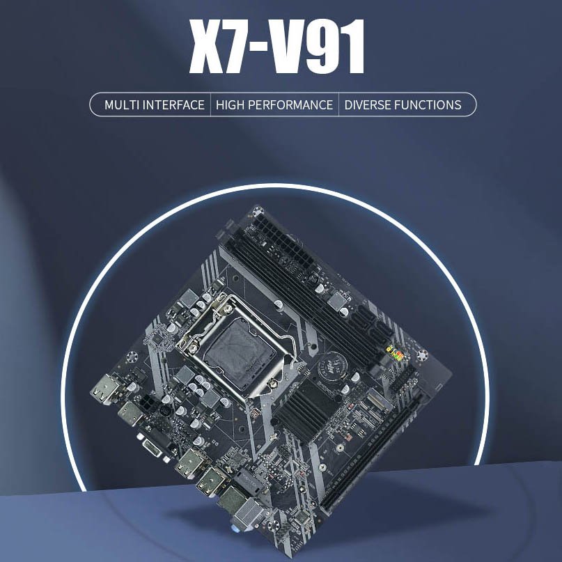 High Quality H61 PC Motherboard Support 2/3 Celeron/Pentium/Core LGA1155 Processor Dual-Channel DDR3 16GB With VGA Motherboard