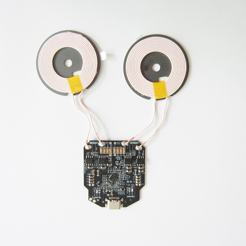 Wholesale wireless chargering module 2 Coil 10w 15W wireless charger pcba circuit board