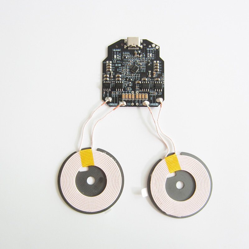 Wholesale wireless chargering module 2 Coil 10w 15W wireless charger pcba circuit board