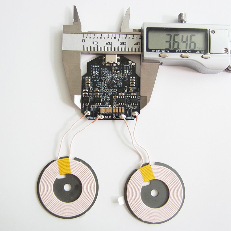 Wholesale wireless chargering module 2 Coil 10w 15W wireless charger pcba circuit board