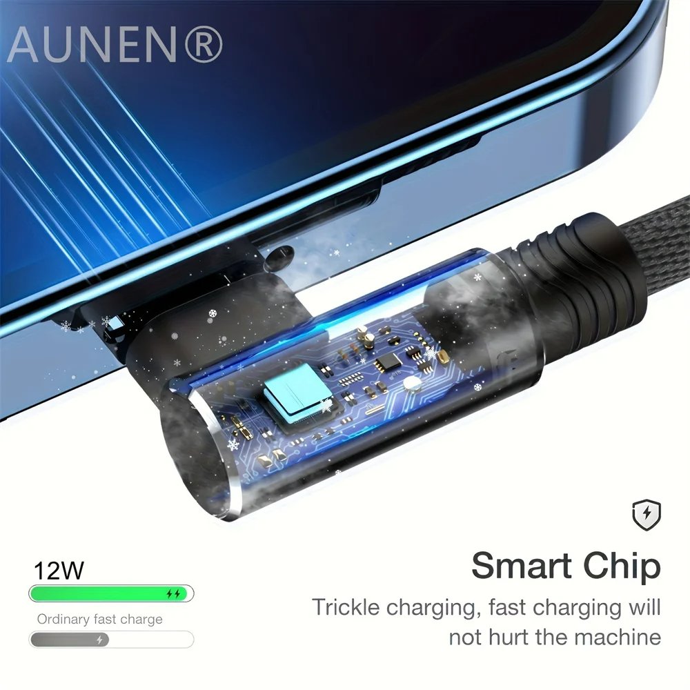 5A USB C Cable Fast Charging Type C Micro USB Cable For Huawei Mate 40 30 Samsung Xiaomi Game USB C 90 Degree Phone Charger Cord