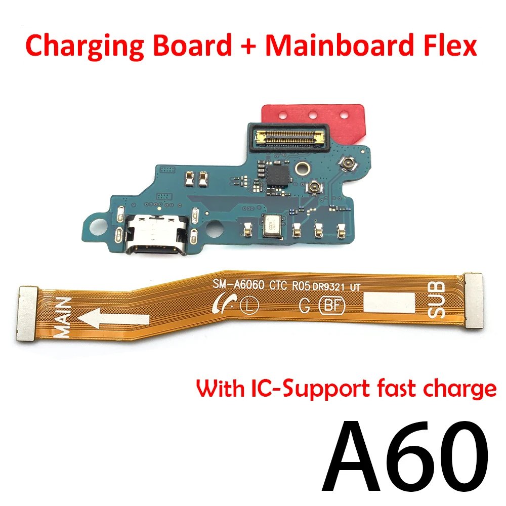 New Mainboard Flex Cable For Samsung Galaxy A50 A60 A70 A80 A51 A52 Motherboard Main Board Connector LCD Display USB Flex Cable