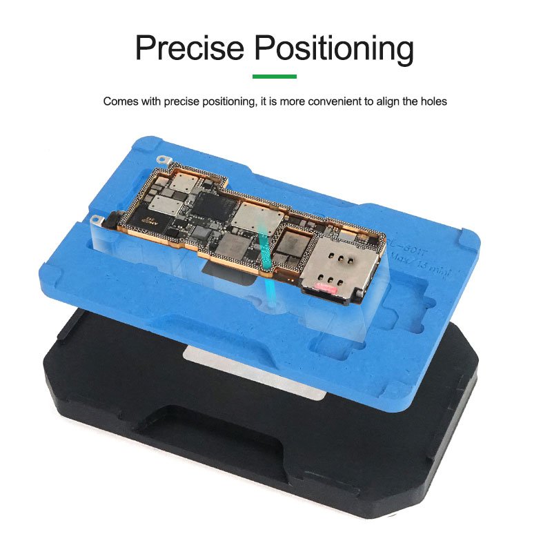 RL-601T 18 in 1 Motherboard Middle Layer Board Plant Tin Platform 3D BGA Reballing Stencil Kit for iPhone X 11 12 13 14 Pro Max