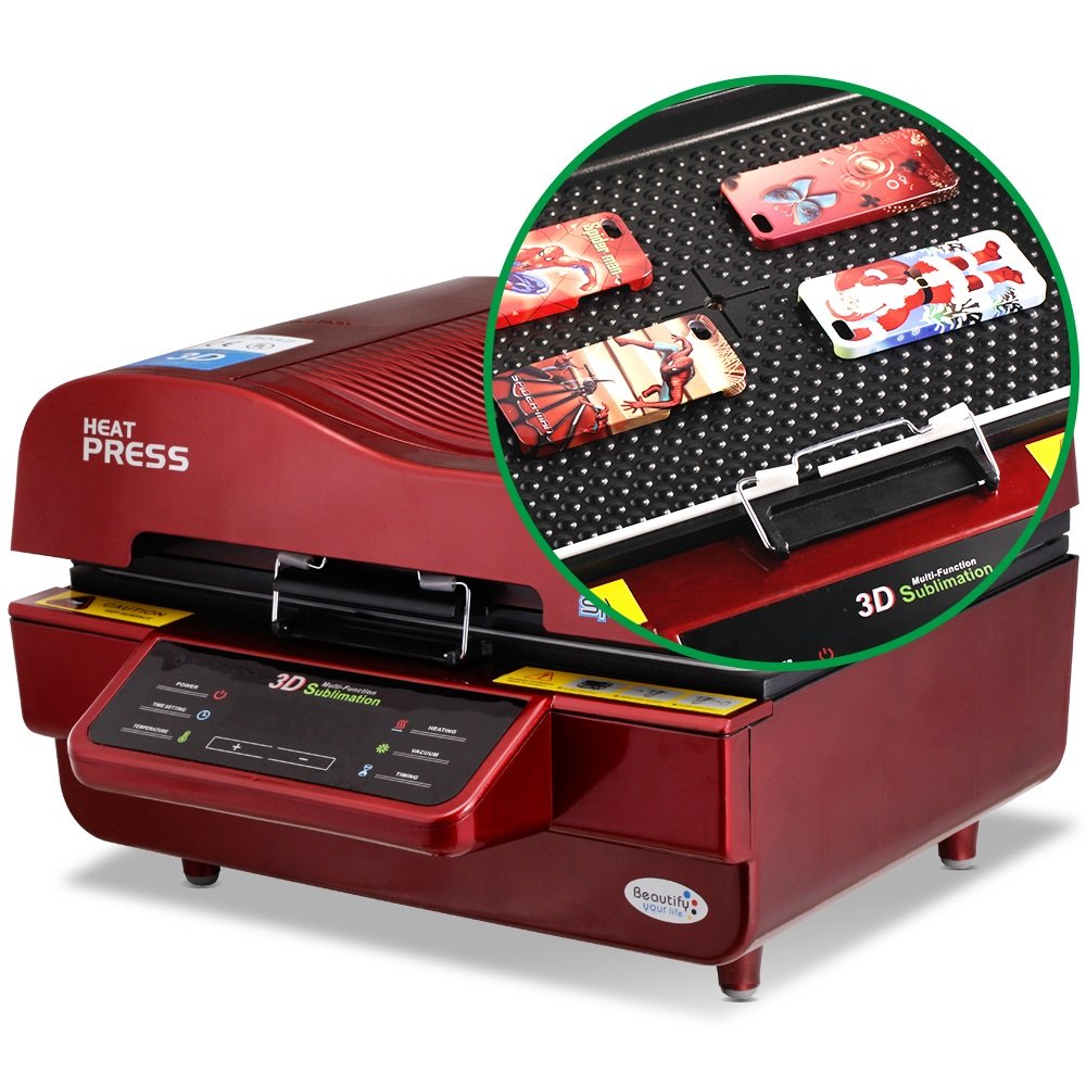 Freesub 3d sublimation vacuum heat press machine mobile cover phone case printing machine ST3042