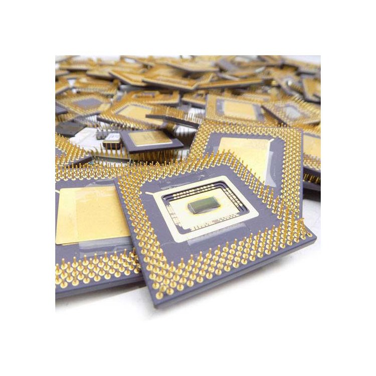 Used Electronic Mobile Phone GOLD RECOVERY CPU CERAMIC PROCESSOR SCRAPS