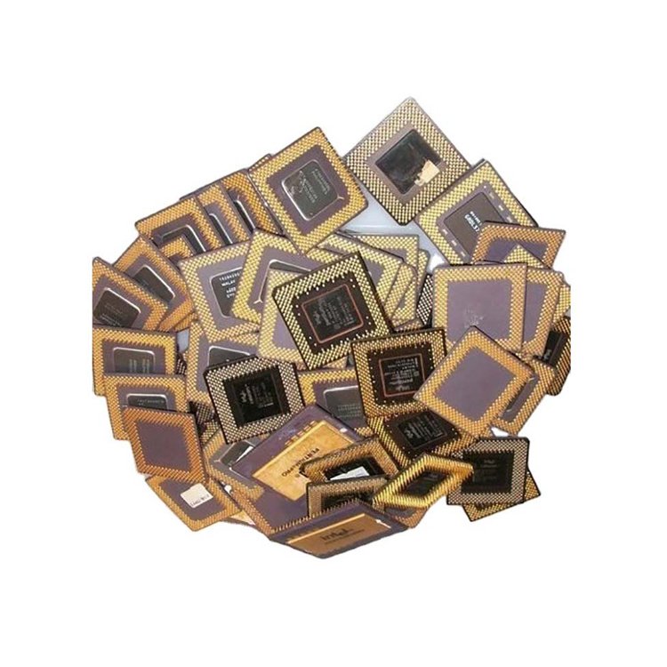 Used Electronic Mobile Phone GOLD RECOVERY CPU CERAMIC PROCESSOR SCRAPS