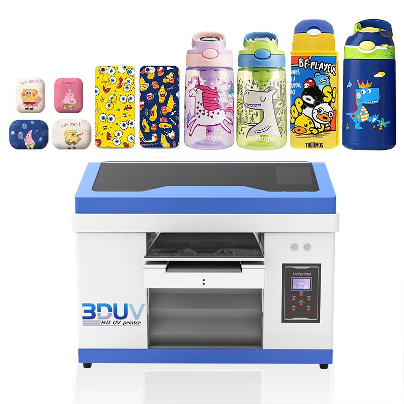 Factory sale Uv Inkjet Printer In A3 Size Printing Machine For Phone Case Wood Metal Acrylic Plastic Uv Flatbed Printer