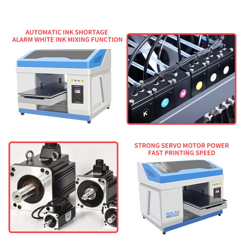 Factory sale Uv Inkjet Printer In A3 Size Printing Machine For Phone Case Wood Metal Acrylic Plastic Uv Flatbed Printer