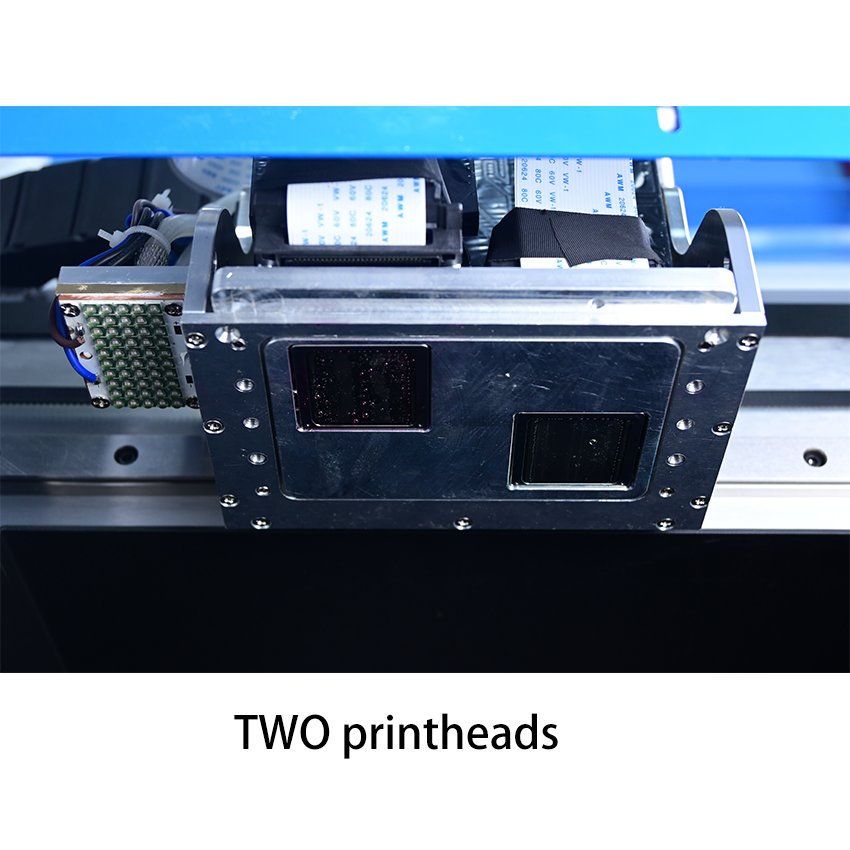 Dual print head A3 mobile phone case printing machine led UV flatbed printer