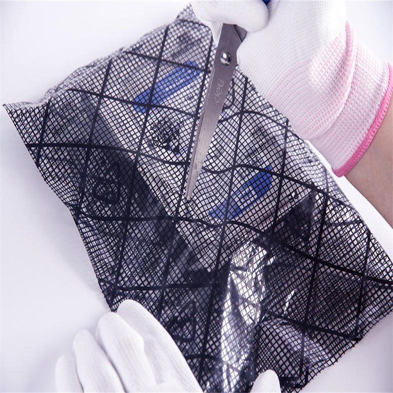 Wholesale 11.8x15.7inch Large ESD Conductive Grid Bag Open Top Anti Static Bags For Motherboard Electronic Components