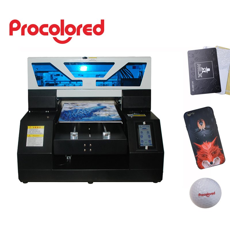 to USA plastic smart card phone case A4 uv flatbed printer