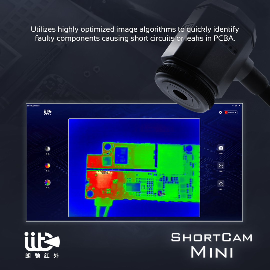 LANGCHI 5th Shortcam Mini Infrared Rapid Thermal Imaging Diagnosis Instrument Camera For Phone PCB Leakage Repair Tool