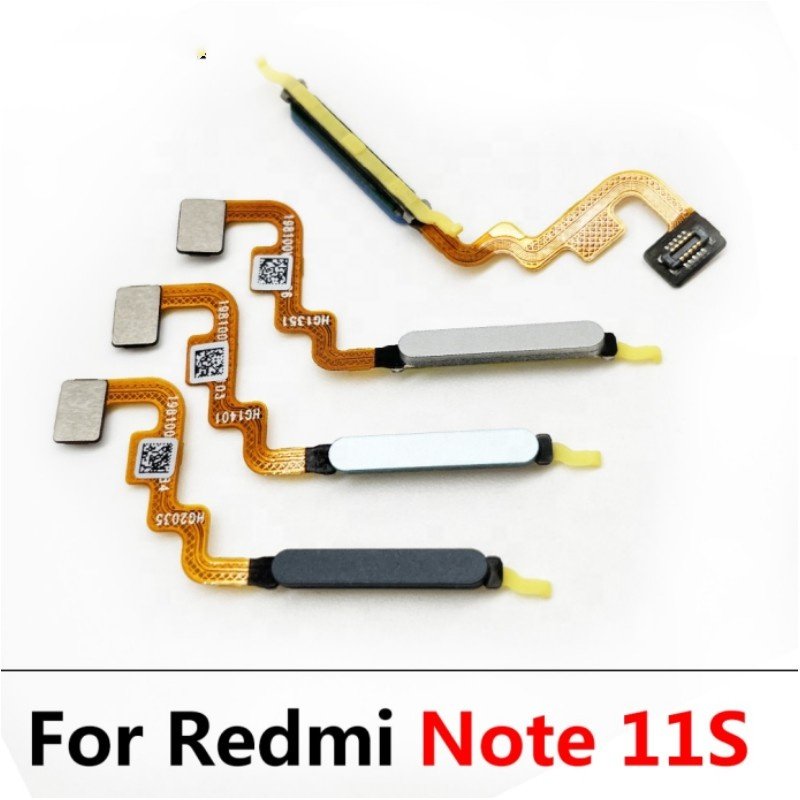 Original For Xiaomi Redmi Note 10 Pro 11S 10 5G Fingerprint Sensor Scanner Touch Id Connect Motherboard Home Button Flex Cable