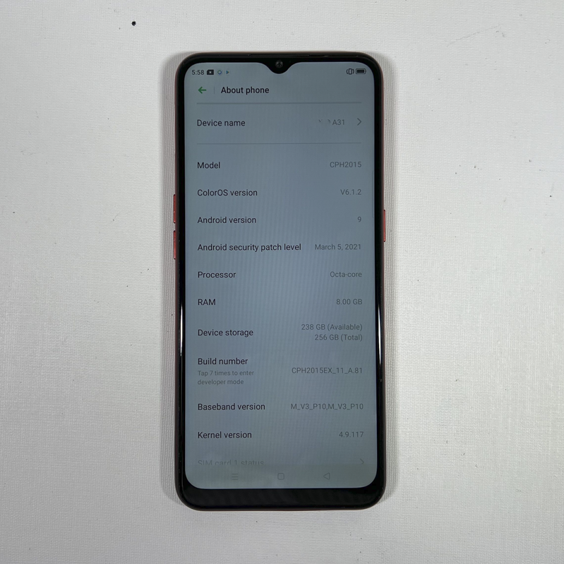Factory direct sales unlocked Android 4G dual SIM smart phones original brand for Oppo A31 second hand used mobile phones