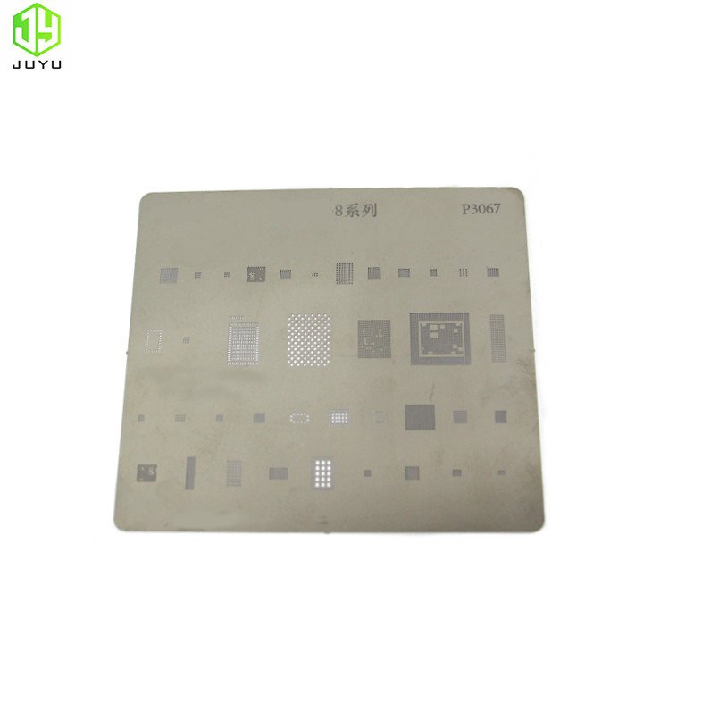 Cheaper price BGA Mobile Phone Rework tool IC Reballing Stencil for iphoneX / 8 /8P ic reball kit