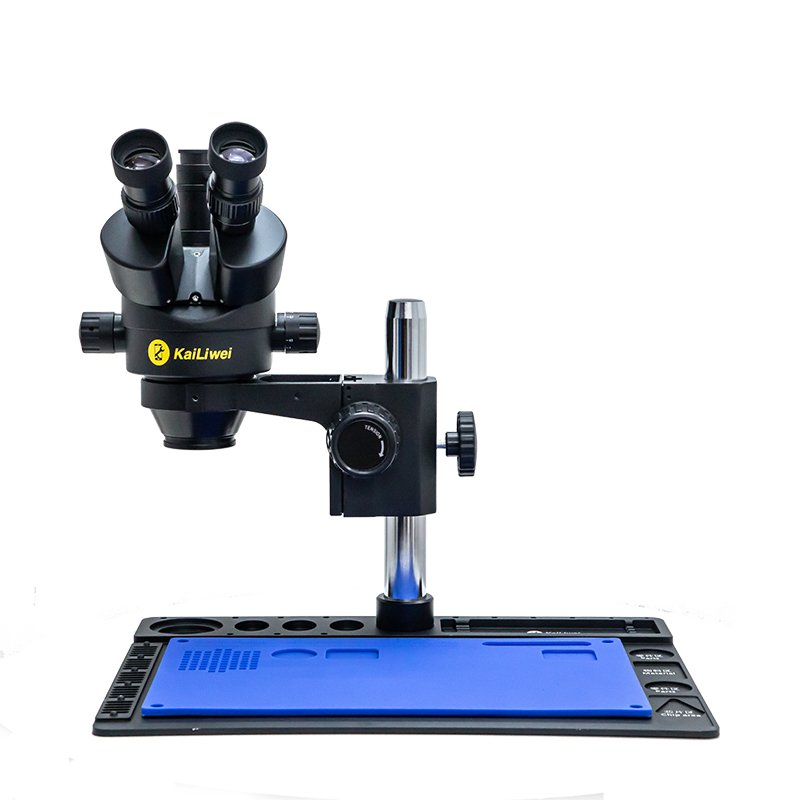 38MP 2k HDMI-compatible Microscope Camera Trinocular Stereo Microscope7-45X Simul-focal Continuous Zoom Big Workbench microscope