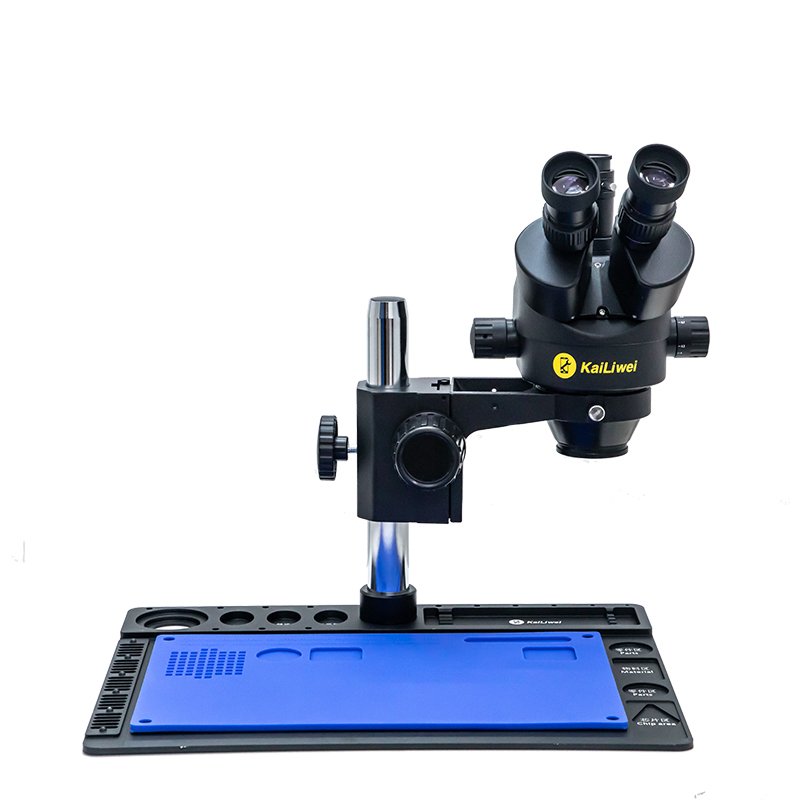 38MP 2k HDMI-compatible Microscope Camera Trinocular Stereo Microscope7-45X Simul-focal Continuous Zoom Big Workbench microscope