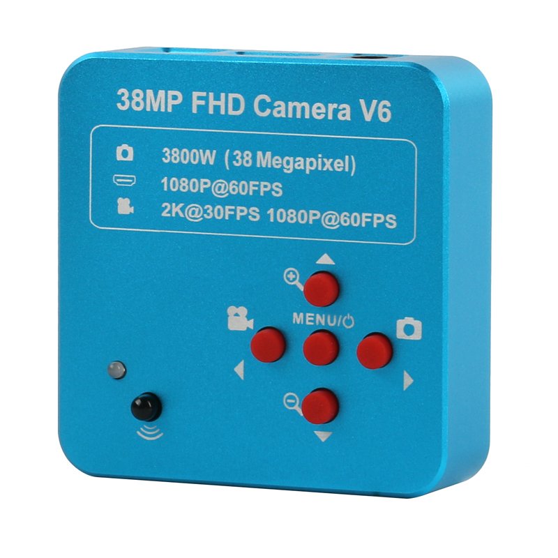 38MP 2k HDMI-compatible Microscope Camera Trinocular Stereo Microscope7-45X Simul-focal Continuous Zoom Big Workbench microscope