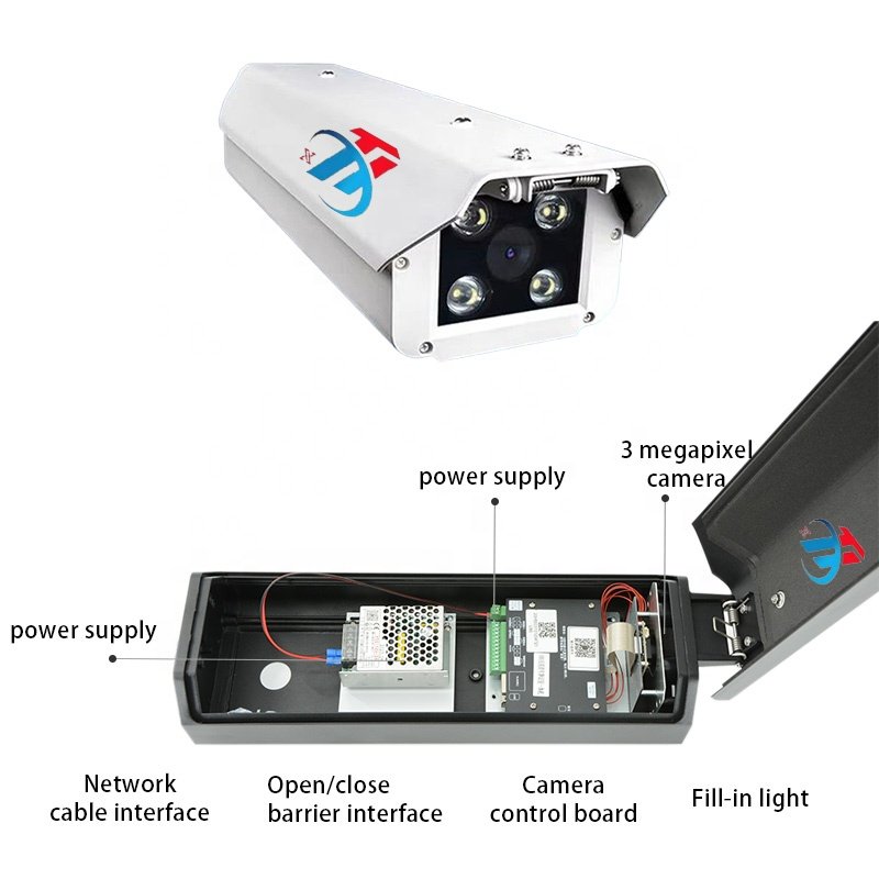 HD Intelligent parking system software vehicle license plate recognition camera license plate recognition