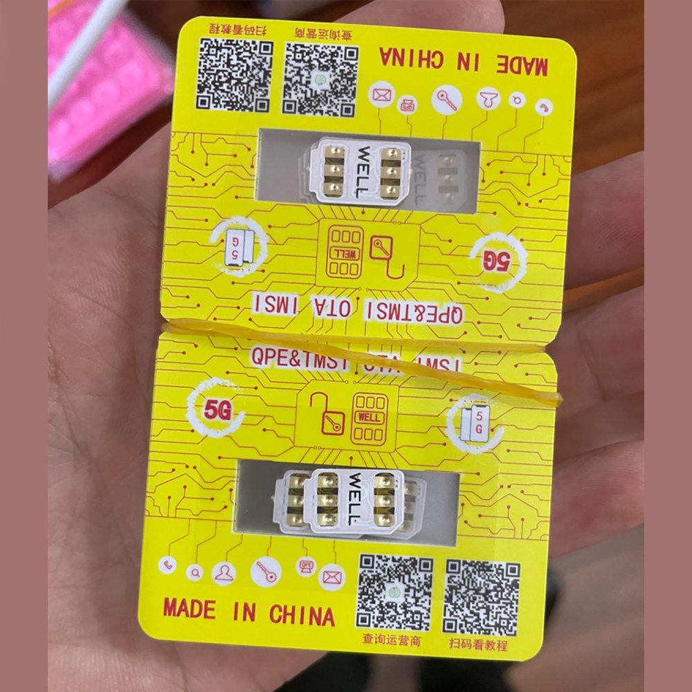 Mobile sim card Newest WellSim pro with QPE for 6S/SE/7/8/X/XR/XSM/11/12PM/13/14PM/15pro/15promax