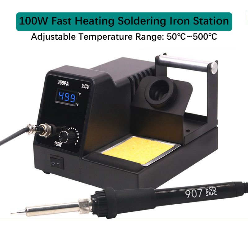 High Quality ESD Lead-free Soldering Station 100W Adjustable Temperature Intelligent Digital Display Soldering Iron Station