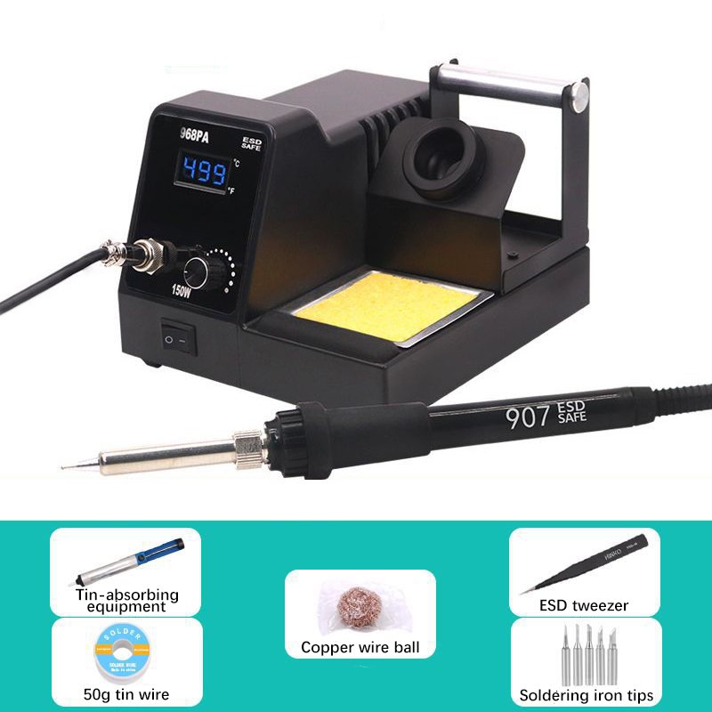 High Quality ESD Lead-free Soldering Station 100W Adjustable Temperature Intelligent Digital Display Soldering Iron Station